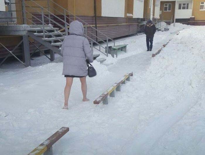 러시아의 겨울 패션