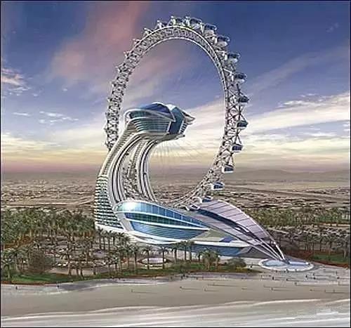 실제 두바이의 건물 - 다이아몬드 호텔