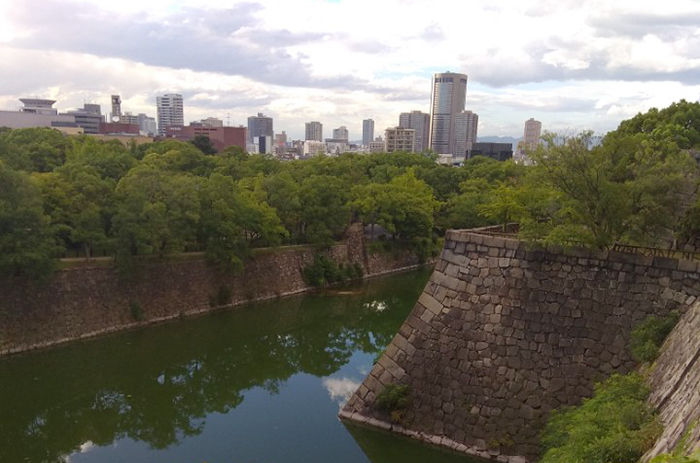 오사카성 가는 길에 찍은 풍경. ⓒ문건 기자